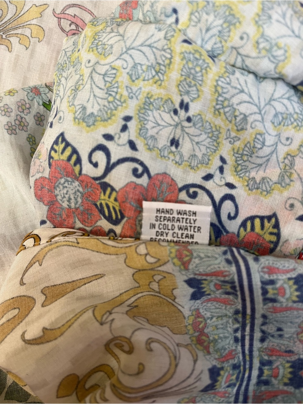 A & A Clothing Inc Floral Print Kimono Jacket - White Multicolor- NWT, Sz 2X - Picture 9 of 11
